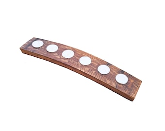 Wine Barrel Stave Tea Light Candle Holder | Farmhouse Decor | Centerpiece Candle | 6 Candles