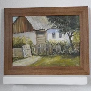 Summer landscape, landscape oil painting, country house, rural landscape, impressionist paintings, art and collectibles, living room decor