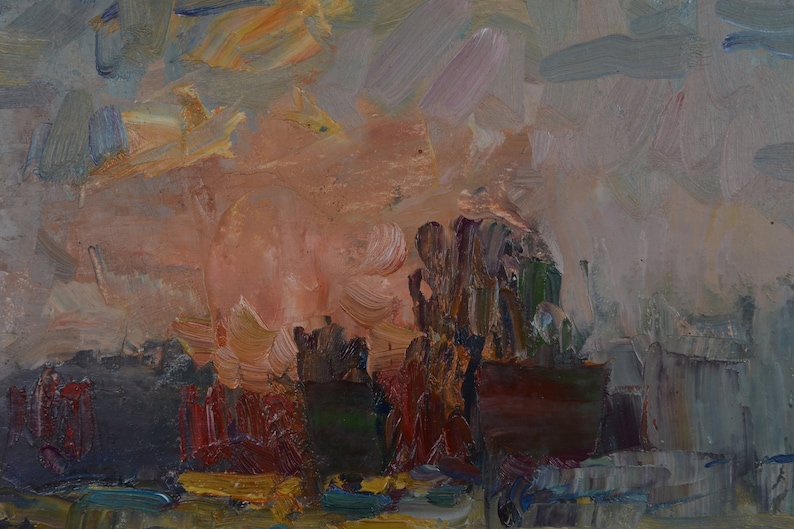 natural landscape Oreginal landscape art and collectibles living room decor oil painting impressionism
