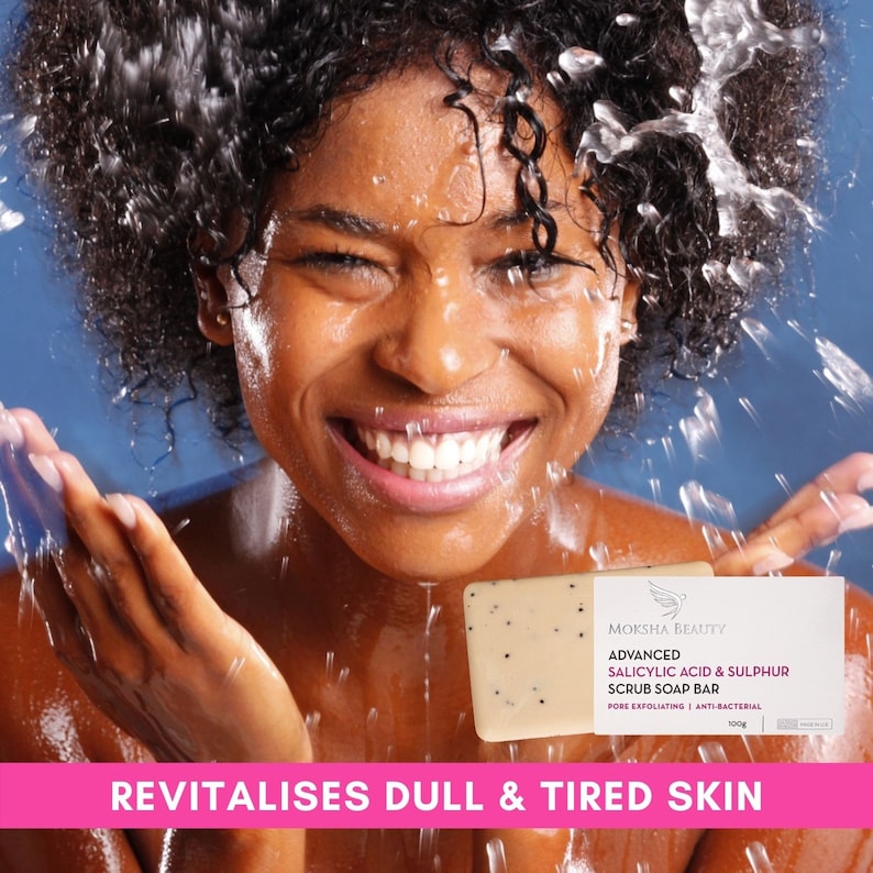 Sulphur Soap Bar With Salicylic Acid made in U.K Advanced Salicylic