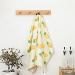 Sunshine pineapple Kitchen Tea towel - RHB HAWAII