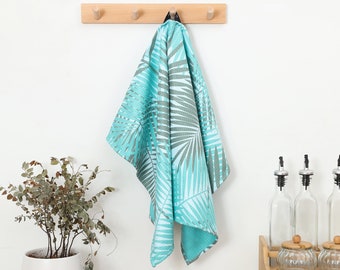 Absorbent Waffle Weave Tea Towel, Quick-Dry Microfiber Kitchen Towel