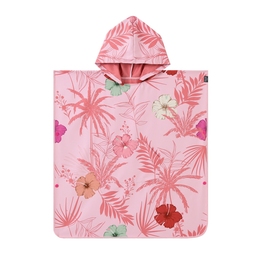 Kids Poncho Towel Microfiber Poncho Pink Light Dream Etsy