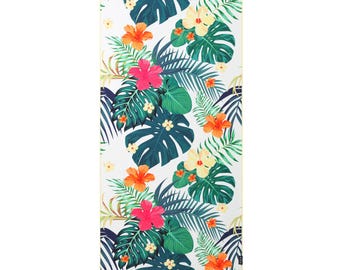 Hawaiian Microfiber Beach Towel | Lightweight | Quick-Dry | Sand-Free — Tropical Garden