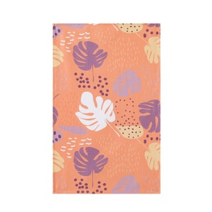 Waﬄe Microﬁber Towel | Housewarming Gift | Quick Drying Towel | Absorbent Dish Towel | Hawaiian Kitchen Decor | Hawaiian Tea Towel