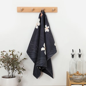 Midnight in Honolulu - Kitchen Tea towel - Recycled material - RHB HAWAII