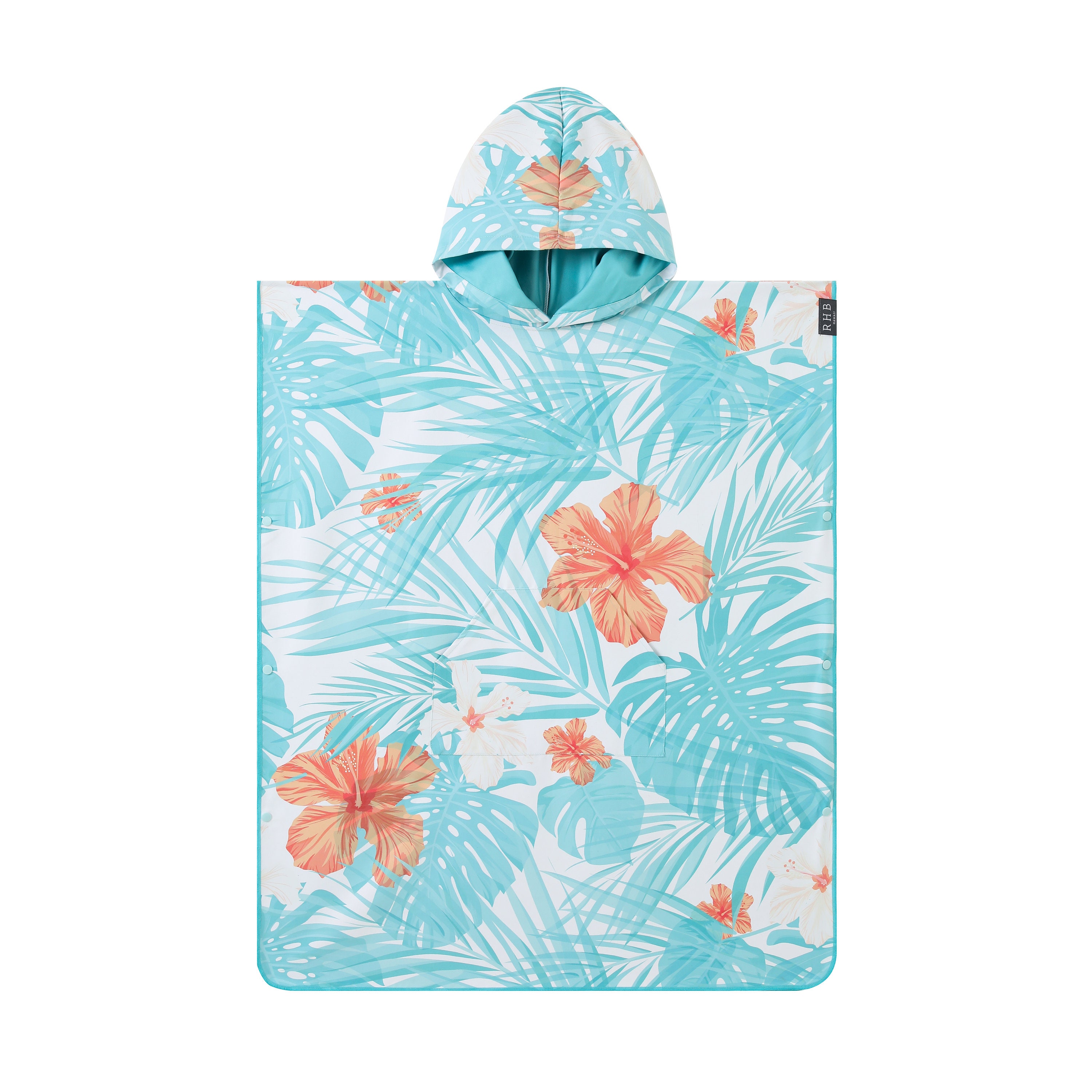 One Zipper Towel Poncho | Changing Towel | Hooded Microfiber Towel | Beach Blanket ...