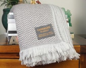 Luxury Soft Cashmere Throws For Bed Sofa Travel - Handmade in Nepal