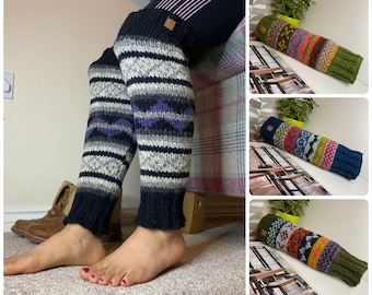 Warm Wool Handmade walking leg warmers Himalayan sherpa Leg Warmer Winter Indoor Outdoor Woollen Socks Warm Soft Handmade 1