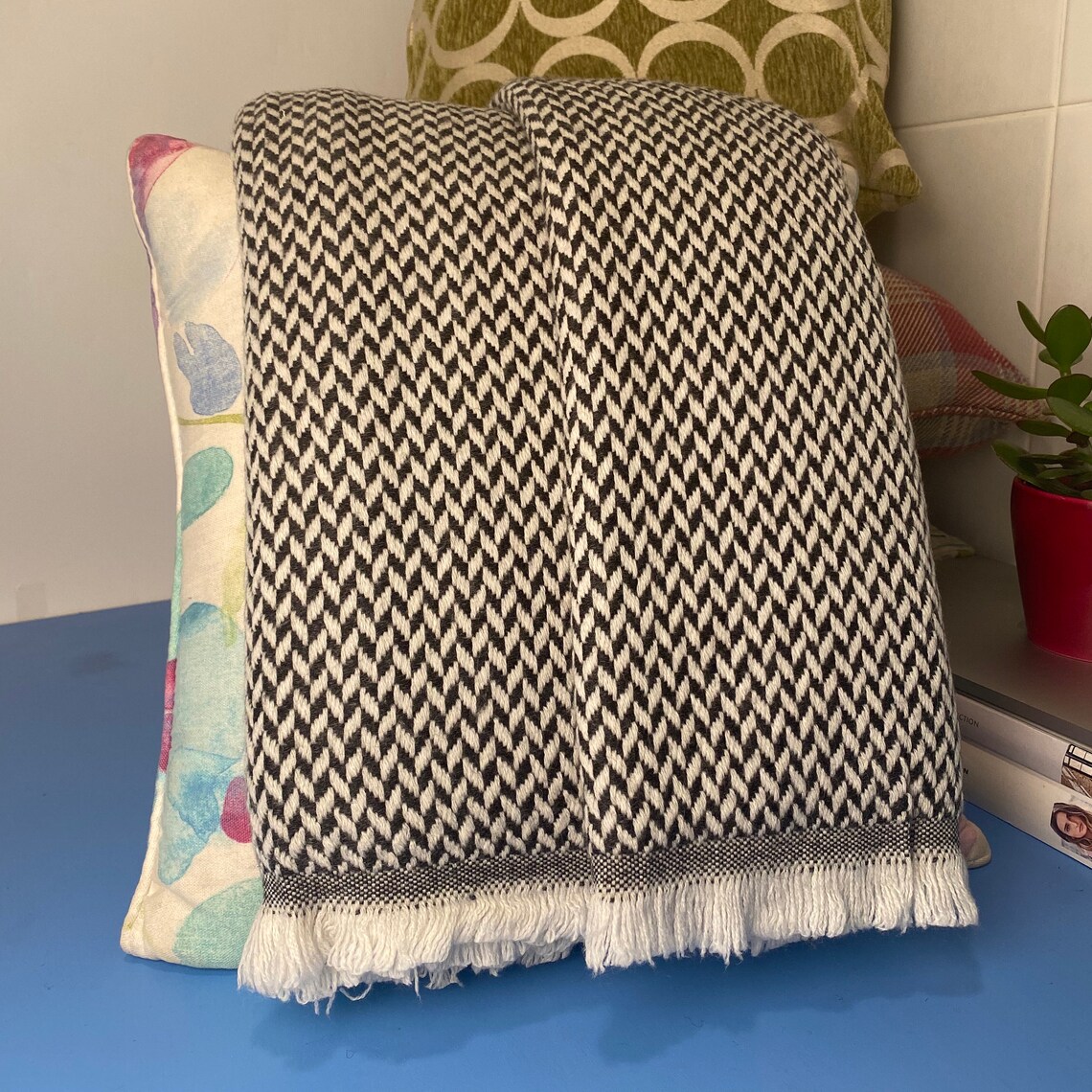 Pure Nepalese Cashmere Throws Blankets Sofa Throw Handmade Etsy