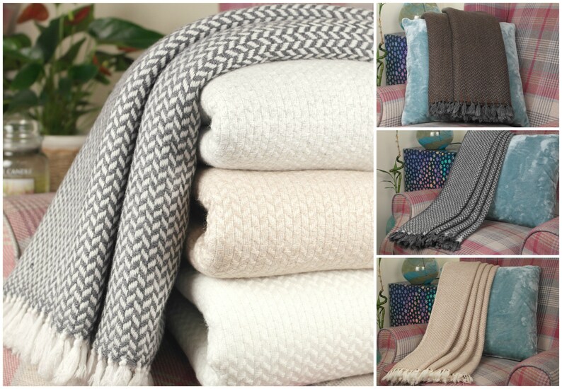 Beautiful Soft And Warm Cashmere Throw wrap Blanket Wrap Etsy