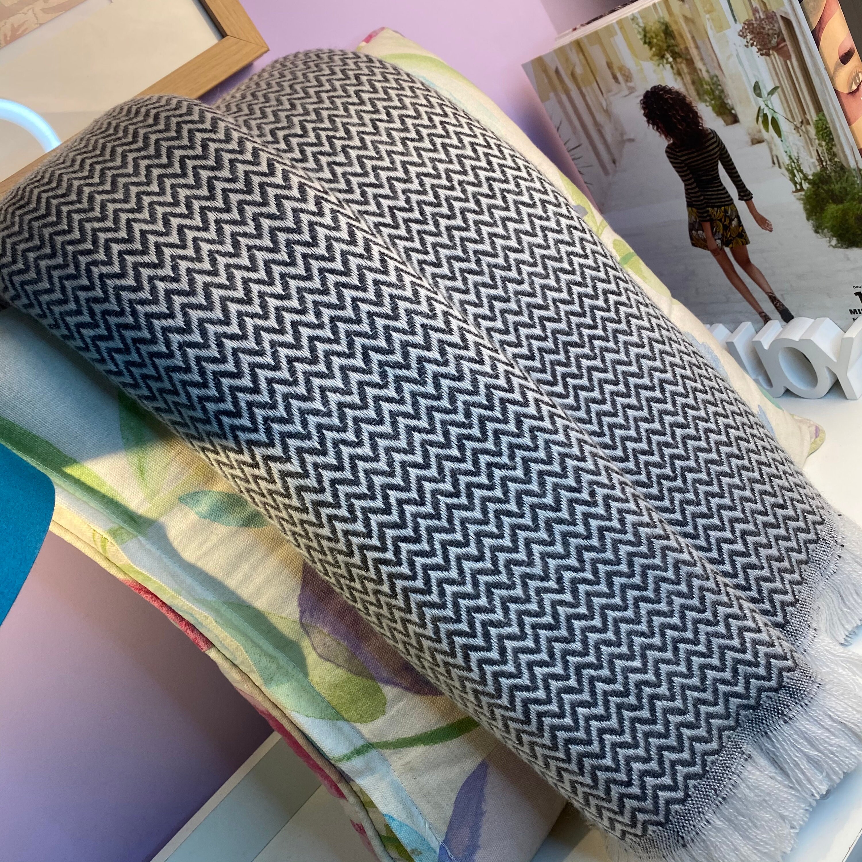 Luxury Soft Cashmere Throws For Bed Sofa Travel Handmade in Etsy