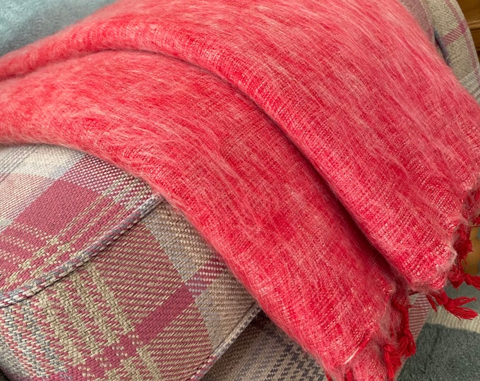 Super Soft & Warm yak wool Throw Blanket Handmade Warm Soft F7