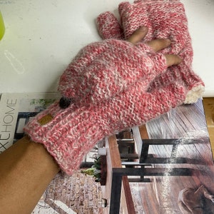 Woollen Handmade Himalayan Sherpa Gloves Winter Warm Soft Handmade For Men Women 1 Design 1
