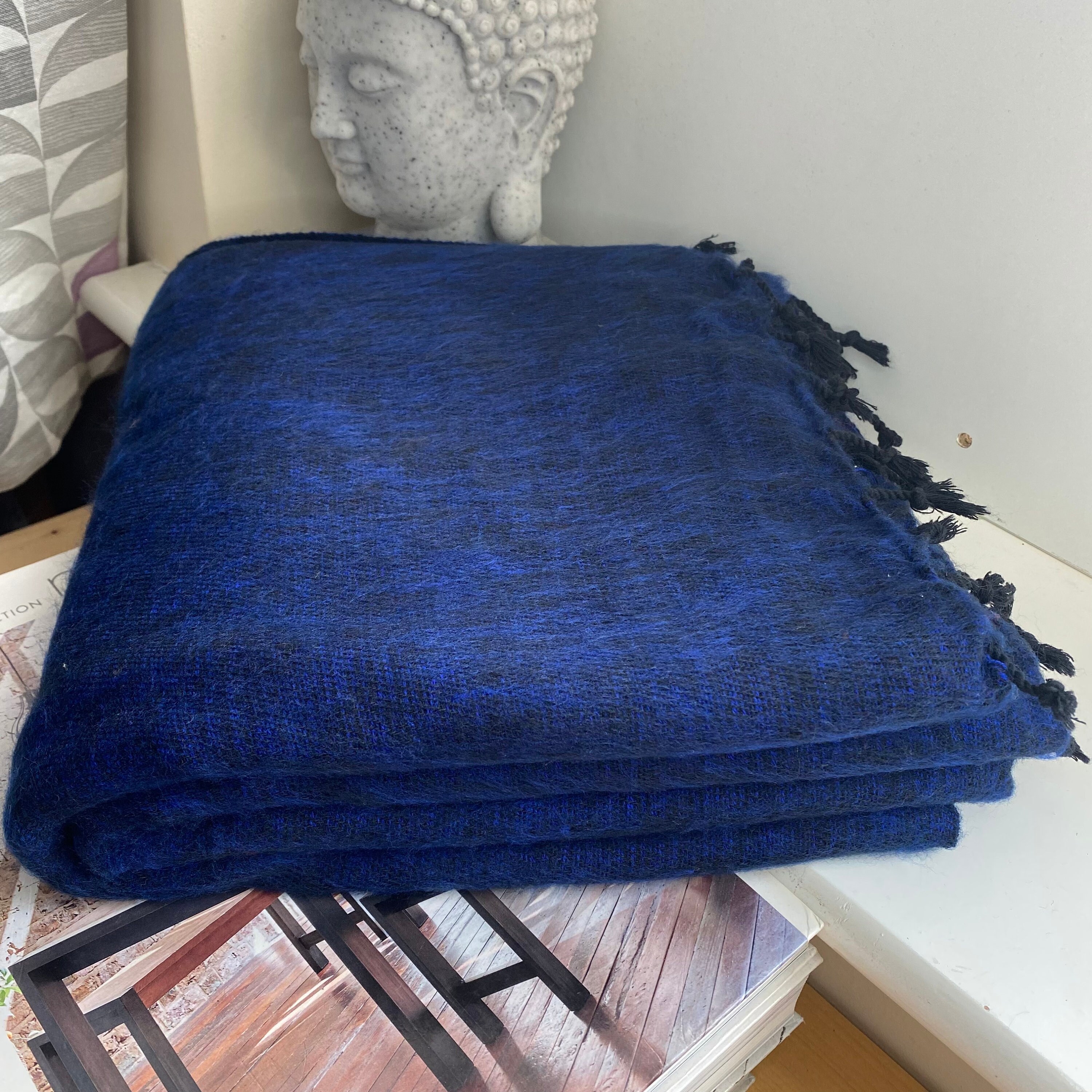 Yak Wool Study Room Throw Blanket Living Room Throw Sofa Throw Etsy