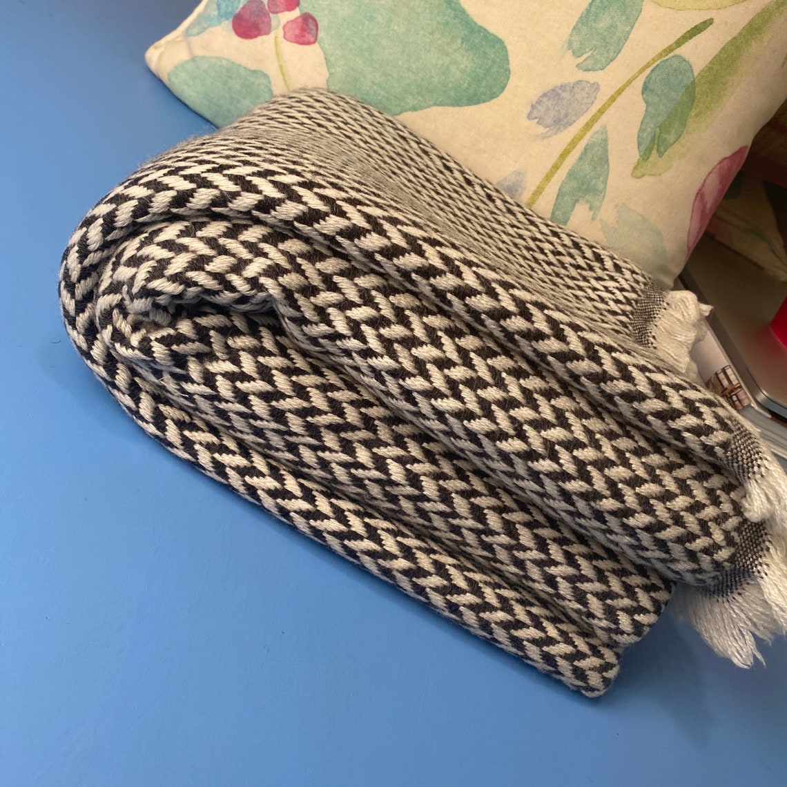 Pure Nepalese Cashmere Throws Blankets Sofa Throw Handmade Etsy