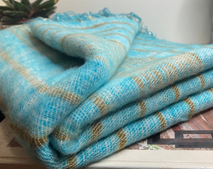 Super Soft & Warm yak wool Throw Blanket Handmade Warm Soft / Indoor Out Door Meditation Wrap Throw K94 MIX