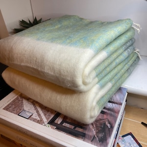 Super Soft & Warm yak wool Throw Blanket Handmade Warm Soft / Indoor Out Door Meditation Wrap Throw MIX image 2