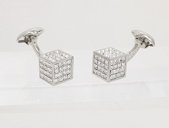 Handmade 3D Austrian Crystal Cufflinks: Special Occasion Gifts for Him with Free Delivery