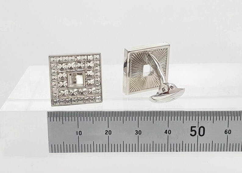 Men/'s square crystal cufflinks,Wedding cufflinks,Statement cufflinks,Crystal cufflinks,custom cufflinks,Groom gift,Best man cufflinks