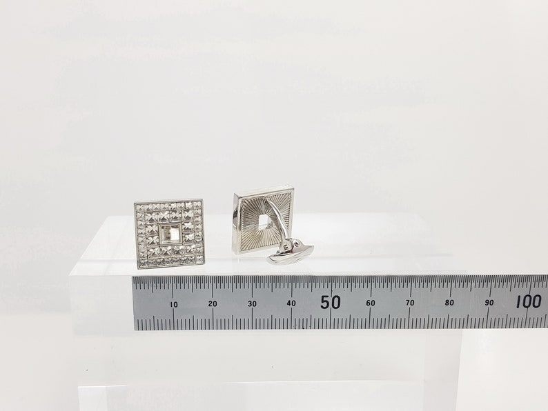 Men/'s square crystal cufflinks,Wedding cufflinks,Statement cufflinks,Crystal cufflinks,custom cufflinks,Groom gift,Best man cufflinks