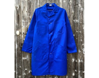 Vtg French Shop Coat - Duster, Size S/M