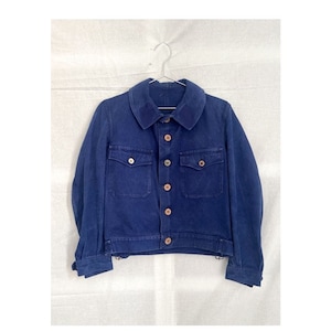 Deadstock 50s Cyclist Work Jacket French Moleskin Made in