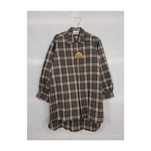 1960s French Long Work Shirt, Size XL