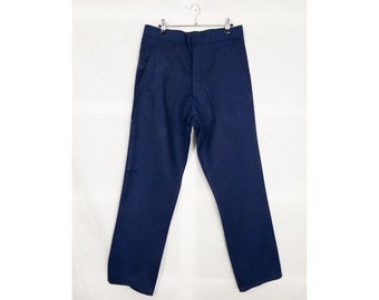 1950s French Work Pants, Cinch Back, Size L/XL - Etsy