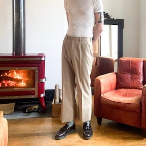 Pantaloni a pieghe dell&#39;esercito francese degli anni &#39;80, taglia dalla XXS alla M