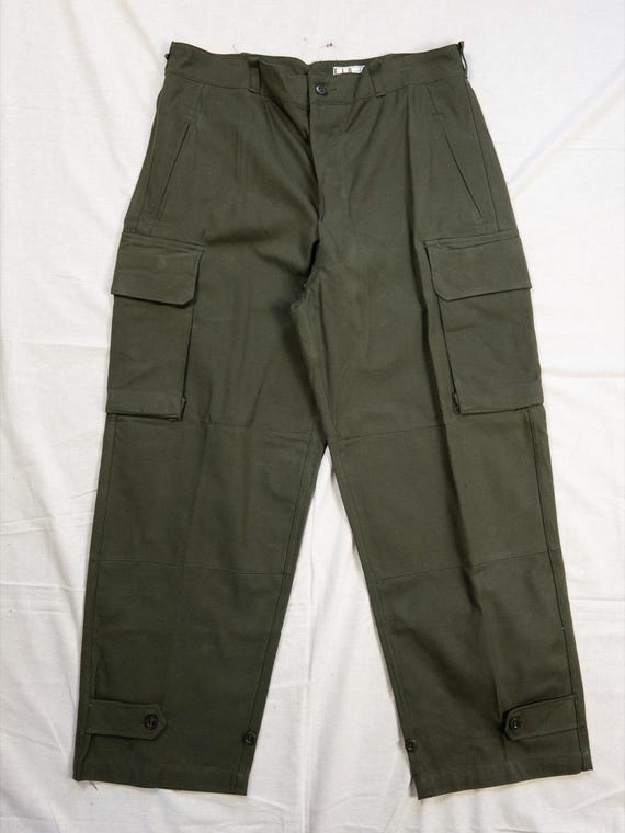 60s French Army M47 Cargo Pants　Size 31 1960s French Army M47 Cargo Pants, Deadstock, Size L/XL - Etsy