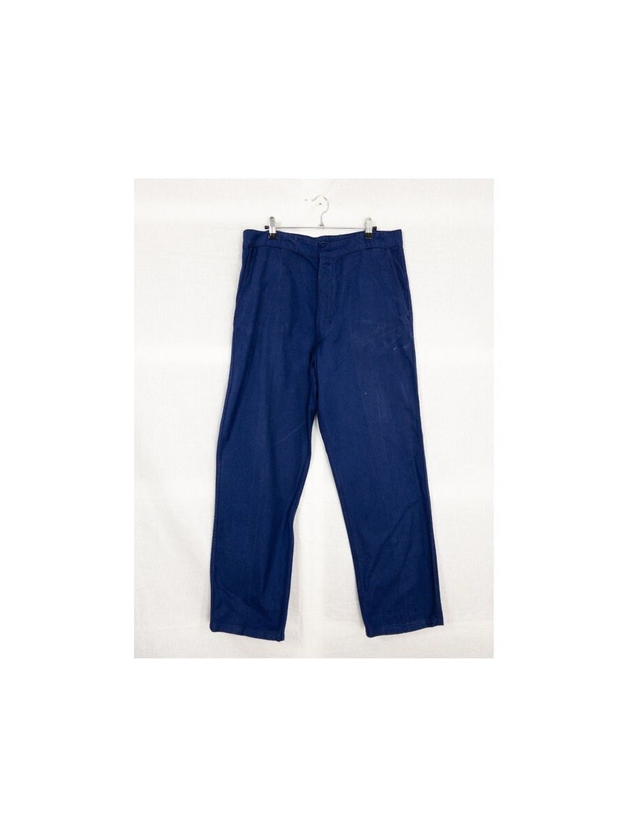 入荷中 Size Deadstock, Pants, Work French 1960s L Etsy - パンツ