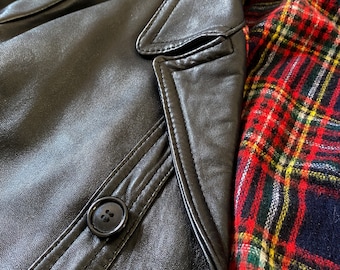 1970s « le Corbusier » Black Leather Jacket, Size L - Etsy 1970s « le Corbusier » Black Leather Jacket, Size L - Etsy