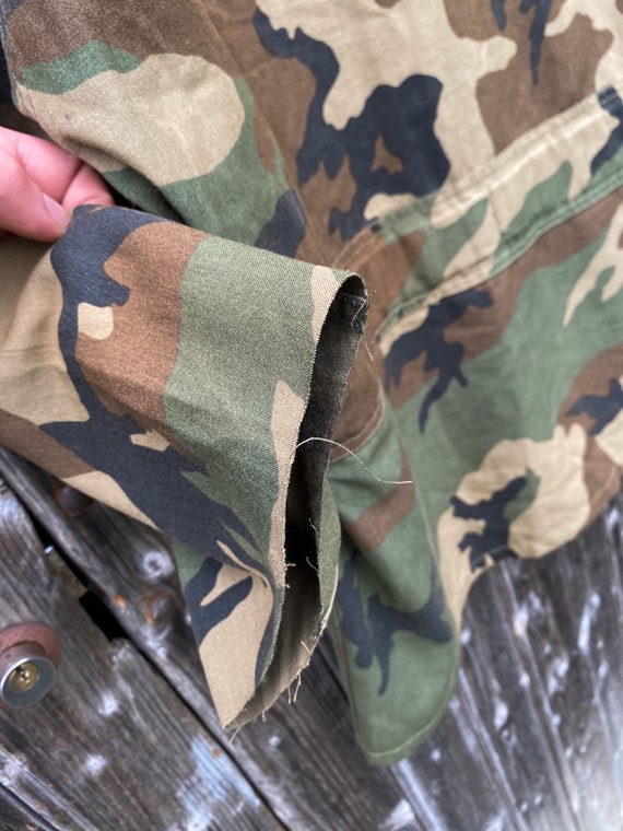 1990s US Army Field Jacket, Woodland Camo, Size L - Gem