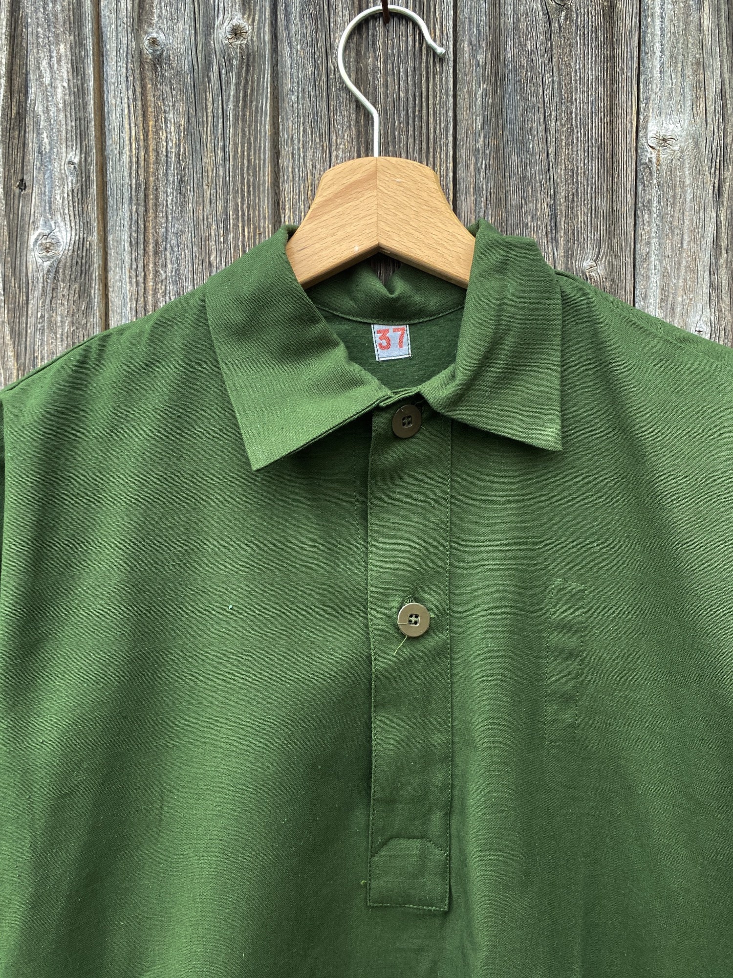 1960s M59 Swedish Army Popover Shirt, Size M & L - Etsy
