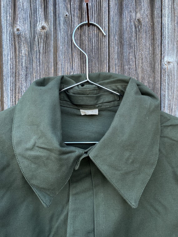 1950s French Rain Jacket, Deadstock, Size M to XL - image 5