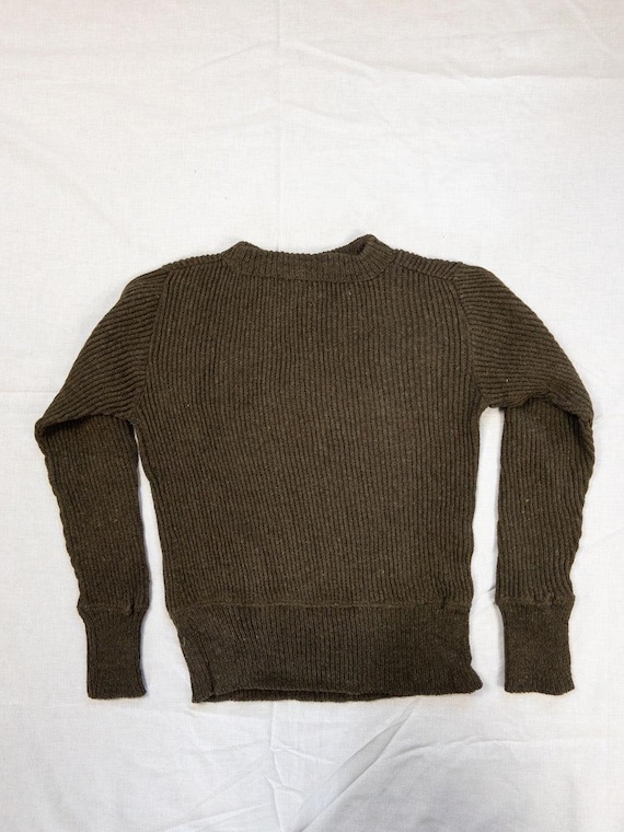 1940s French Army Wool Sweater, Deadstock, Size XXS - Etsy