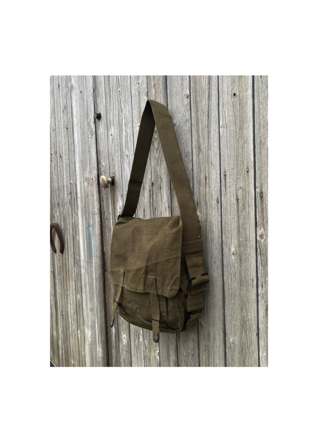 1950's French Army Messenger Bag, musette TTA Etsy