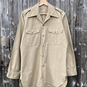 1950s French Army Field Shirt M47 Deadstock Size M to XL - Etsy