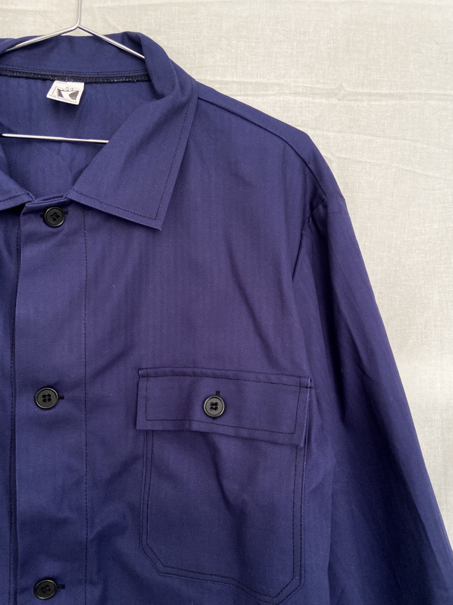 1970s Blue German Work Jacket, Deadstock, Size XL/XXL - Etsy