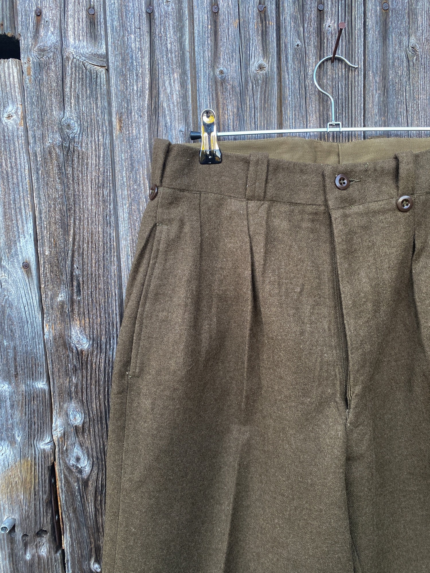 パンツ French army M52 wool trousers size 44 1960s M52 Pleated Wool Pants, French Army, Size S to XL - Etsy