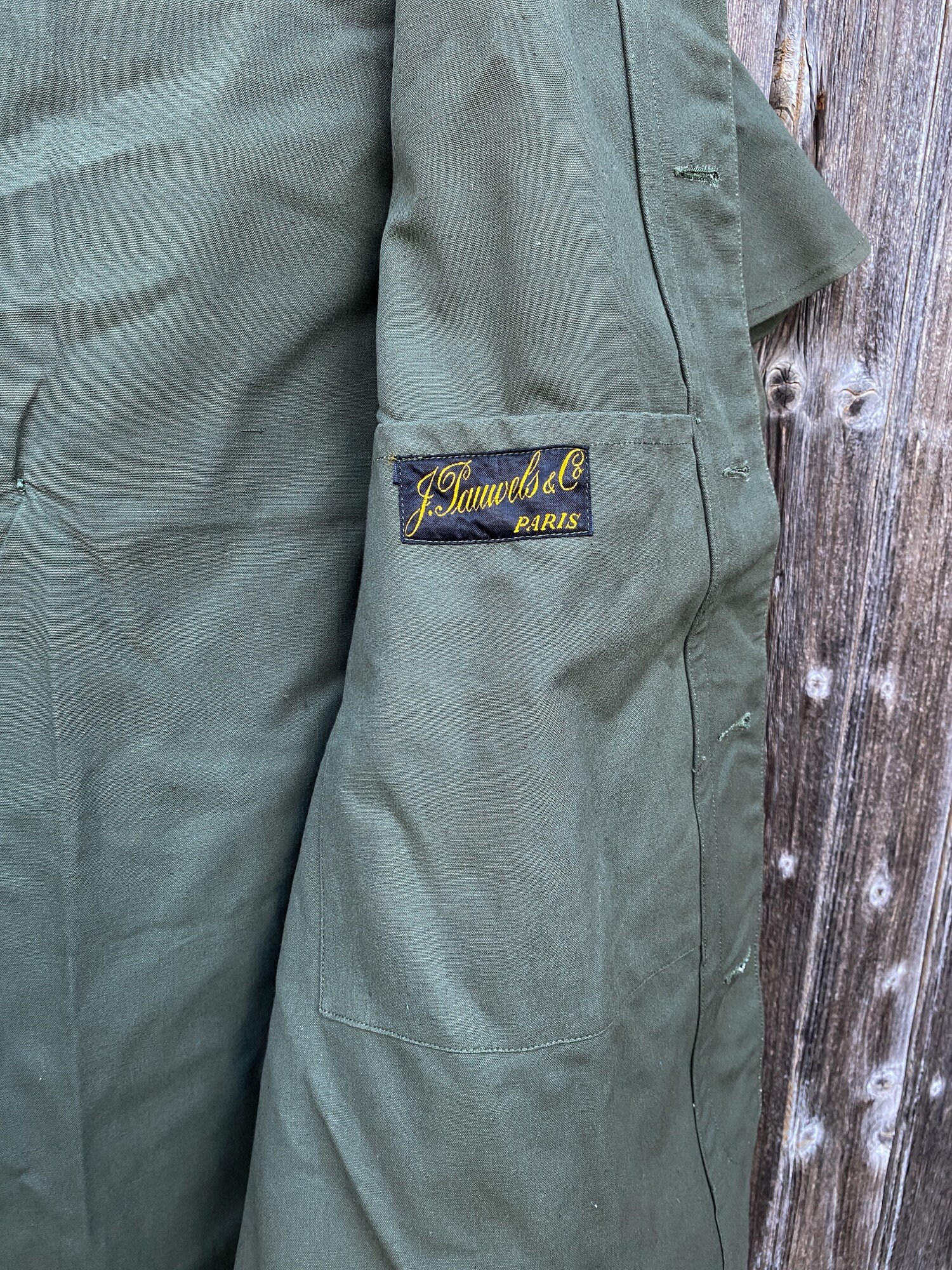 ジャケット・アウター 1950s frenchmilitary sleepingshirt GREEN 1950s frenchmilitary sleepingshirt GREEN - メルカリ