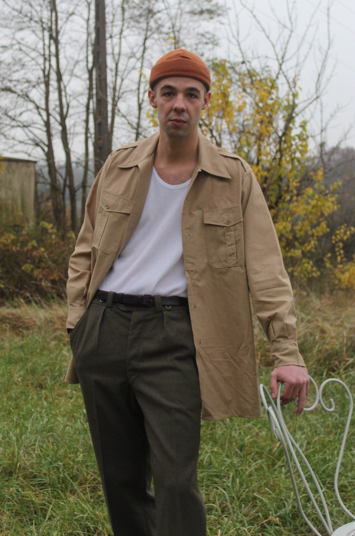 1950s French Army Field Shirt M47 Deadstock Size M to XL - Etsy