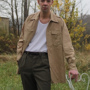 1950s French Army Field Shirt, M47 Deadstock, Size M to XL