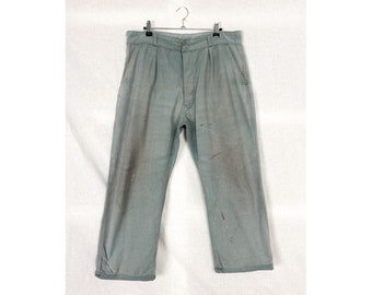 Pantalon de travail français des années 90, taille L