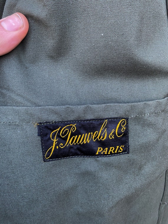 1950s French Rain Jacket, Deadstock, Size M to XL - image 7