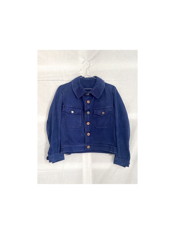 40's WWⅡ French CJF LeatherCyclistJacket 40's] WWⅡ French CJF Leather Cyclist Jacket