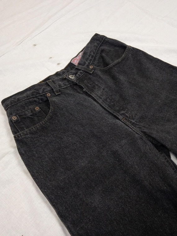 90s' France製 Levi's 901 Black denim 1990s Levi's 901 Black Jeans, Made in France, W31 L32 - Etsy