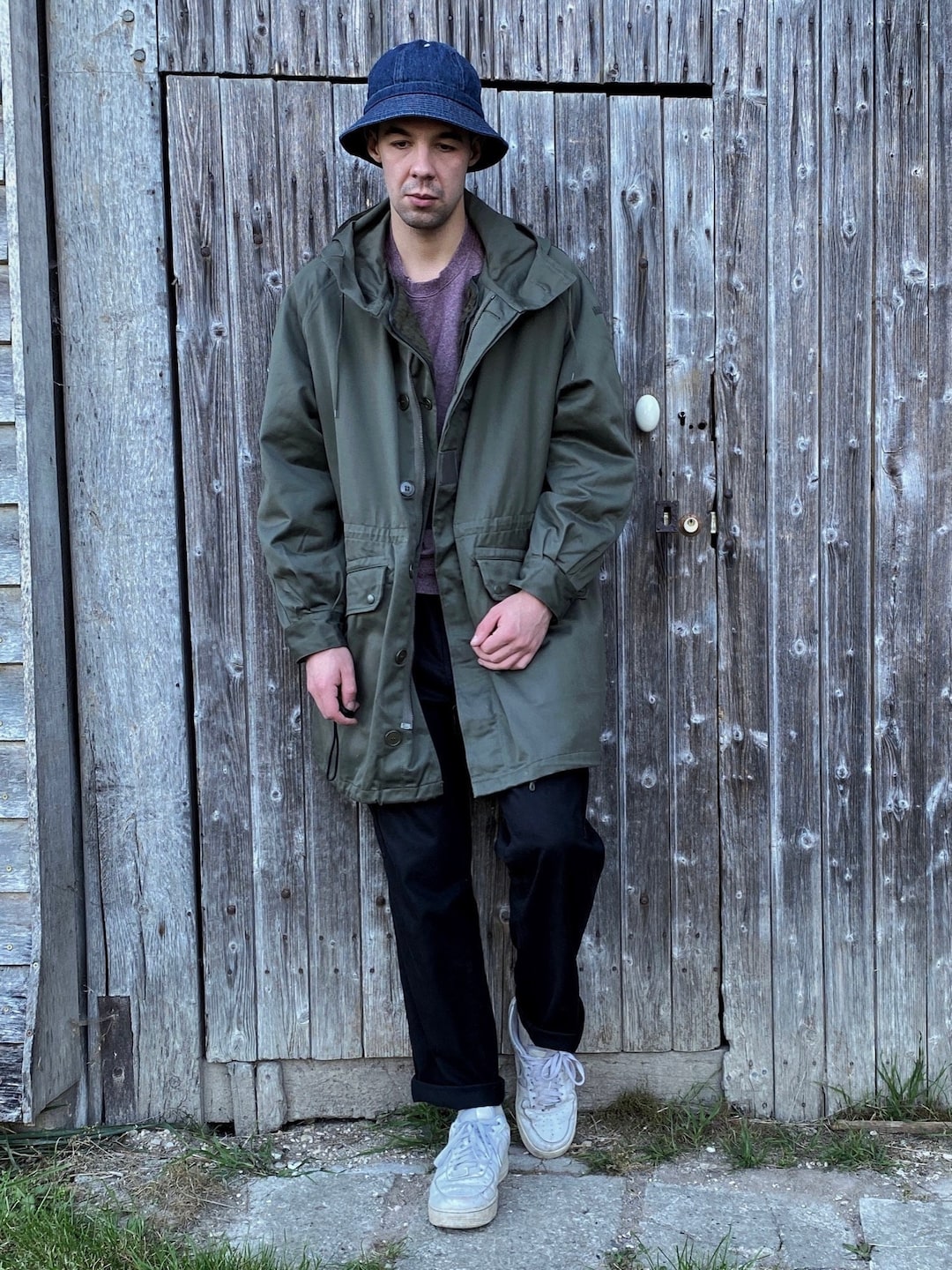 Parka De Larm e Fran aise Des Ann es 1980 Deadstock Taille L XL Etsy UK
