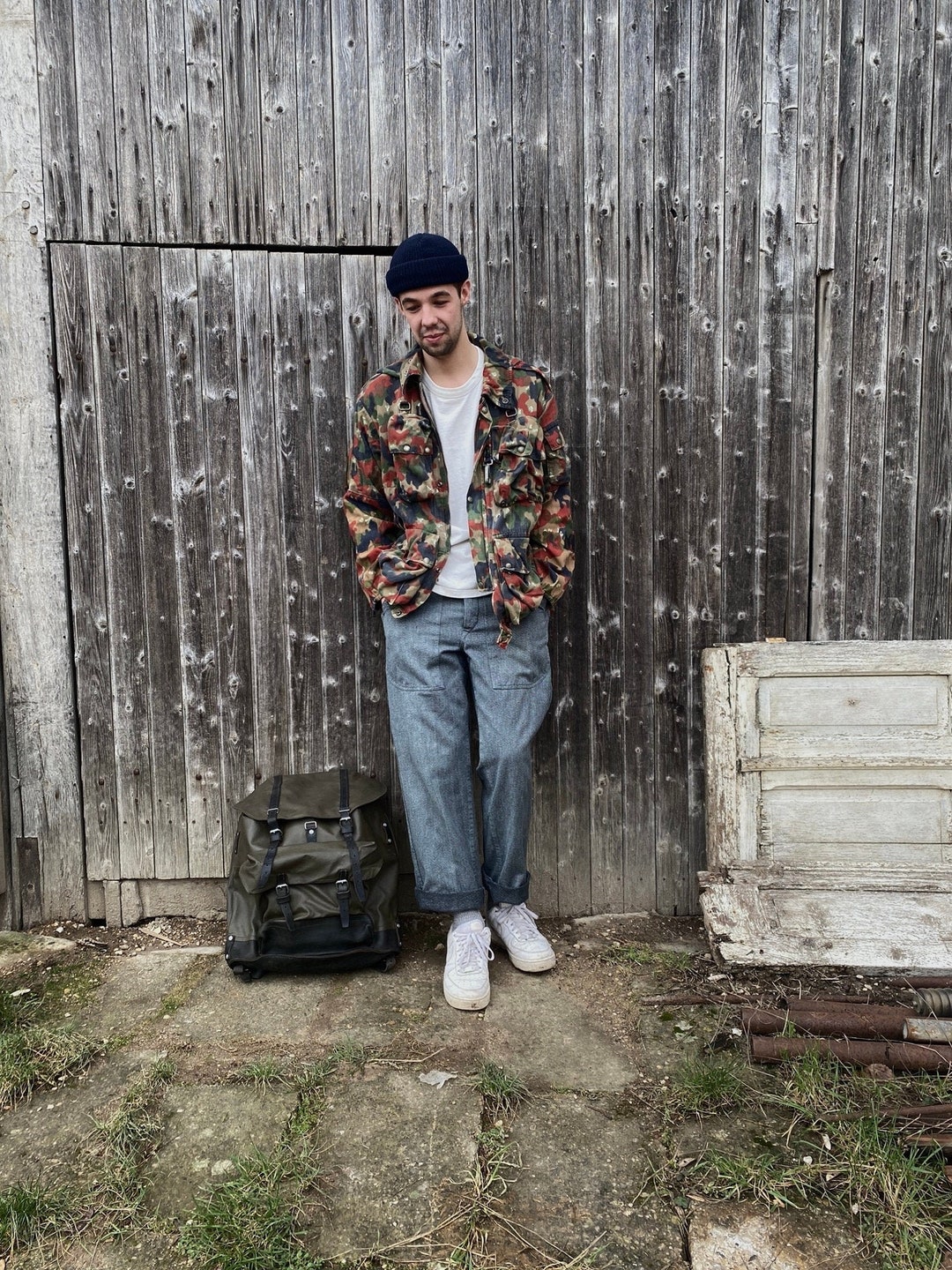 1970's Swiss Army Jacket « M70 », Alpenflage Pizza Camo Vintage